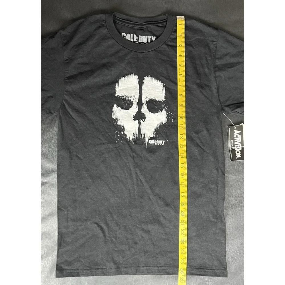NWT Call of Duty Ghosts Black Blue Double Layer Long Sleeve Shirt Youth XL 14/16 - Picture 6 of 7